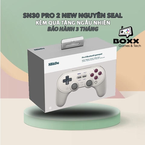 Tay cầm chơi game 8Bitdo Pro 2 cho Nintendo Switch, Windows, Mac, Điện thoại