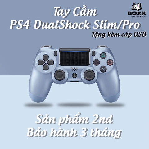 Tay cầm PS4 chính hãng 2nd màu limited, tay cầm ps4 dualshock kèm quà tặng