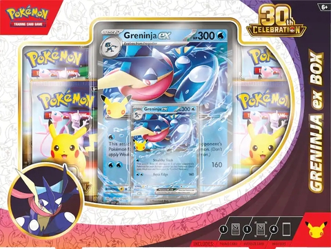 Pokemon TCG: 30th Celebration Sylveon ex Box/Greninja ex Box