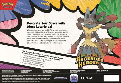 pokemon tcg mega lucario poster collection