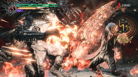 Đồ họa chiến đấu combo mãn nhãn game Devil May Cry 5 Switch 2