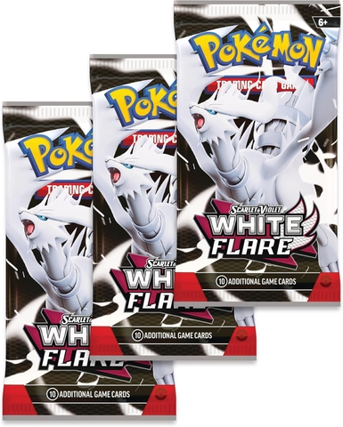 pokemon tcg sticker collection white flare full art holo