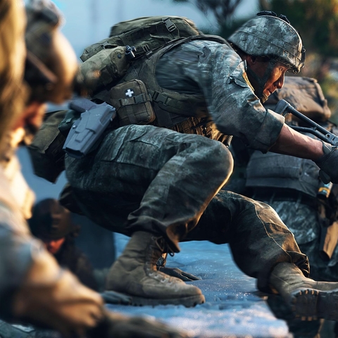 Binh sĩ mặc giáp nặng trong Call of Duty Modern Warfare 4 PS5