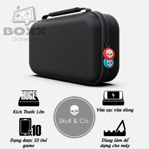 Túi đựng Skull & Co Maxcarry Case cho máy Nintendo Switch Oled, Nintendo Switch V1, V2