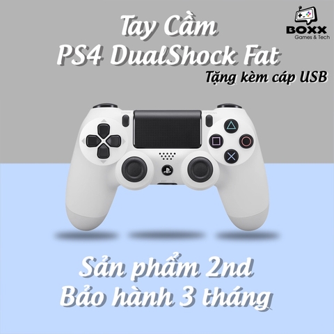 Tay cầm PS4 chính hãng 2nd nhiều màu, tay cầm ps4 dualshock kèm quà tặng