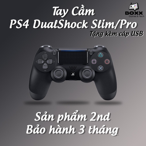 Tay cầm Ps4 Slim/Pro chính hãng nhiều màu, tay cầm chơi game ps4 dualshock