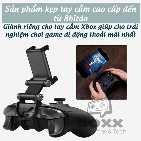 Kẹp điện thoại cho tay cầm xbox one s, xbox series x, xbox Elite, kẹp tay cầm chính hãng 8bitdo