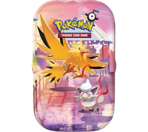 Pokémon TCG 30th Celebration Mini Tin – mặt trước hộp thiếc