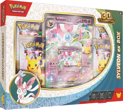 Pokemon TCG: 30th Celebration Sylveon ex Box/Greninja ex Box