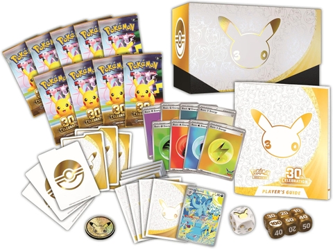Phụ kiện dice và coin Pokemon TCG 30th Celebration ETB