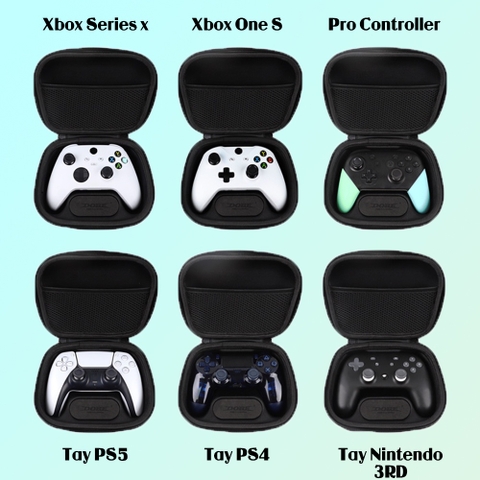 Bao đựng chống sốc cho tay cầm xbox one S, PS4, PS5, Pro Controller chính hãng Dobe
