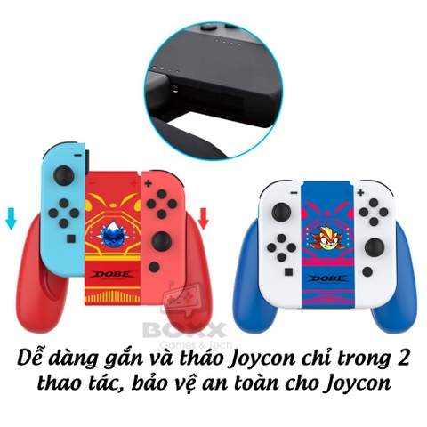 Đế Sạc Joycon Grip cho Nintendo Switch Oled, Nintendo Switch chính hãng Dobe