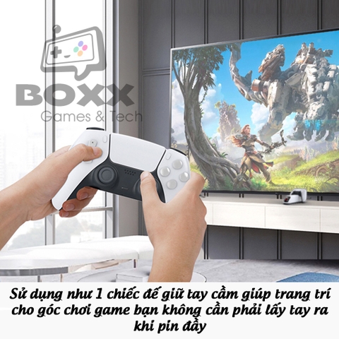 Đế sạc tay cầm PS5 DualSense PlayStation 5, Dock sạc nhanh cho tay cầm PS5