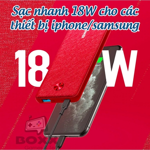 Pin dự phòng Anker PowerCore III Sense 10K A1231 PD 18W