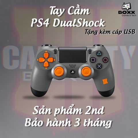 Tay cầm PS4 chính hãng 2nd nhiều màu, tay cầm ps4 dualshock kèm quà tặng