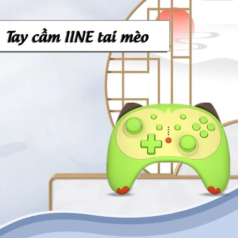 Tay cầm IINE cho nintendo switch bản tai mèo, tay cầm bluetooth IINE - nintendo switch lite