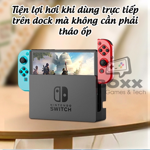 Case trong suốt cho Nintendo Switch Oled