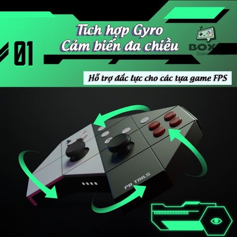 Tay cầm chơi game Nintendo Switch, Windows, Mac, Điện thoại PB TAILS CHOC