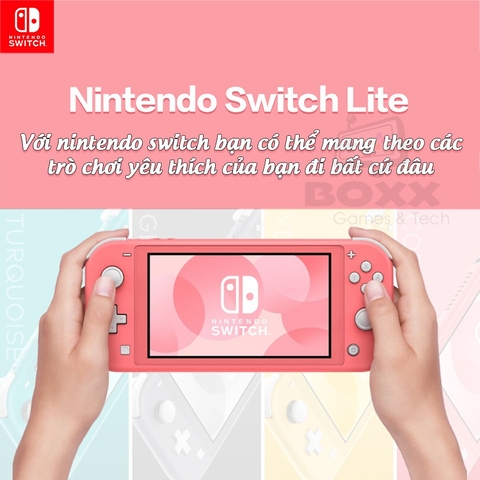 Máy chơi game Nintendo Switch Lite bảo hành 12 tháng kèm quà tặng