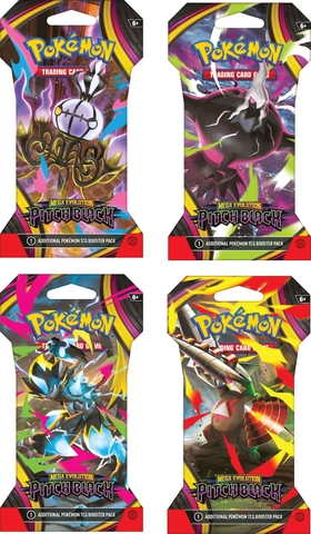 Pokemon Mega Evolution Pitch Black Booster Pack dành cho sưu tầm và thi đấu TCG
