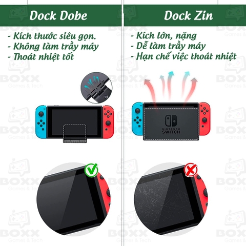 Dock sạc HDMI TV cho Nintendo Switch, Dock HDMI cho Nintendo Switch chính hãng Dobe TNS-19305