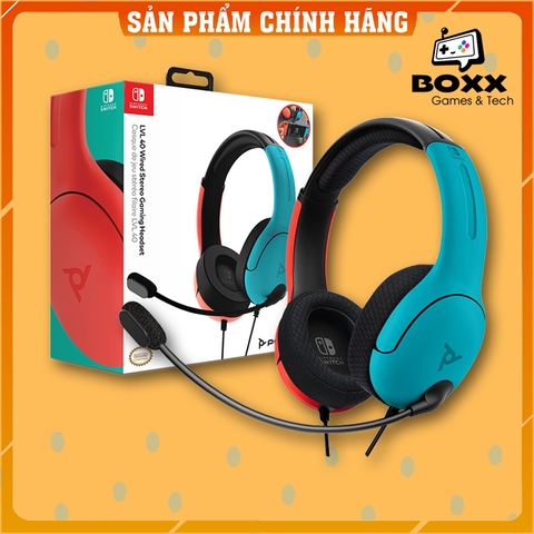 Tai nghe chơi game cho Nintendo Switch, PC, Laptop, Điện Thoại PDP Gaming LVL40