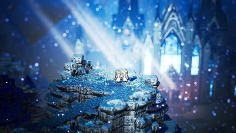 Trận chiến theo lượt chiến thuật trong Octopath Traveler Switch