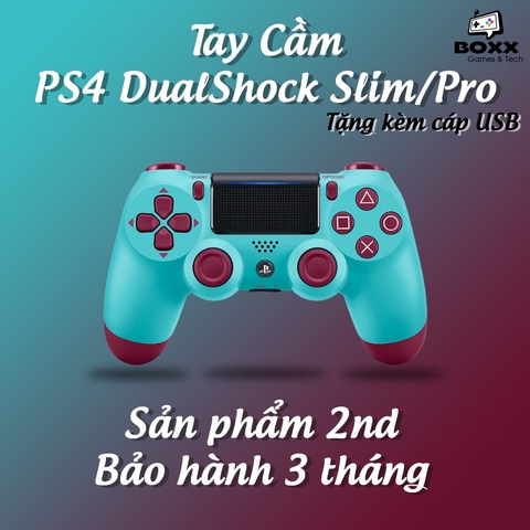 Tay cầm PS4 chính hãng 2nd màu limited, tay cầm ps4 dualshock kèm quà tặng