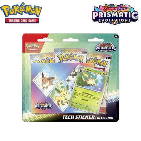 Pokemon TCG: Scarlet & Violet - Prismatic Evolutions Tech Sticker Collection