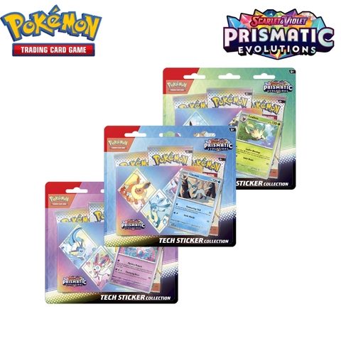 pokemon scarlet violet prismatic evolutions sticker collection