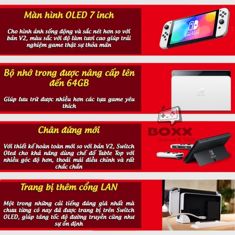 switch oled fullbox chính hãng