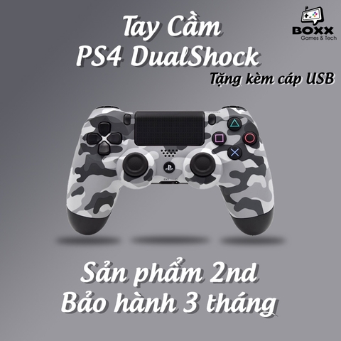 Tay cầm PS4 chính hãng 2nd màu limited, tay cầm ps4 dualshock kèm quà tặng