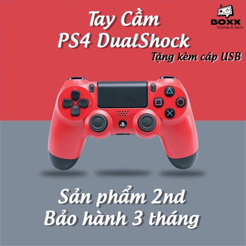 Tay cầm PS4 chính hãng 2nd màu limited, tay cầm ps4 dualshock kèm quà tặng