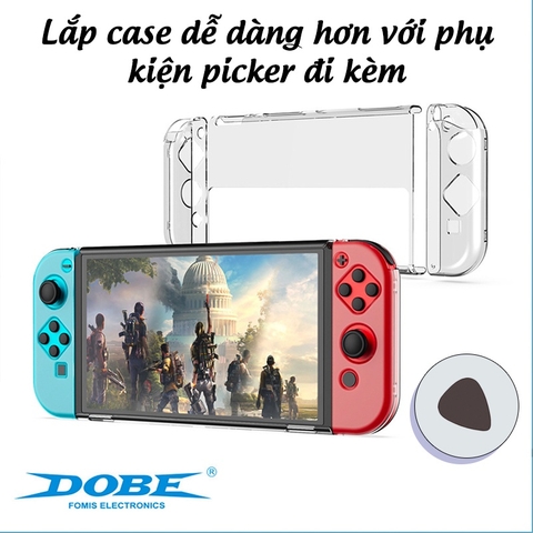 Case trong suốt cho Nintendo Switch Oled