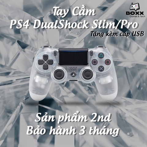 Tay cầm PS4 chính hãng 2nd nhiều màu, tay cầm ps4 dualshock kèm quà tặng