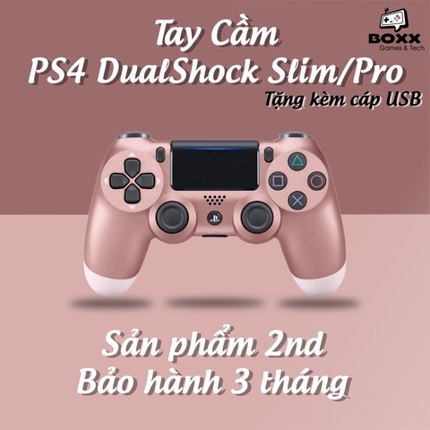 Tay cầm Ps4 Slim/Pro chính hãng 2nd nhiều màu, tay cầm ps4 dualshock kèm quà tặng