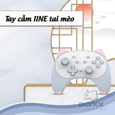 Tay cầm IINE cho nintendo switch bản tai mèo, tay cầm bluetooth IINE - nintendo switch lite