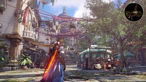 Gameplay Tales of Arise Beyond the Dawn Edition trên Nintendo Switch 2 với đồ họa anime đẹp mắt