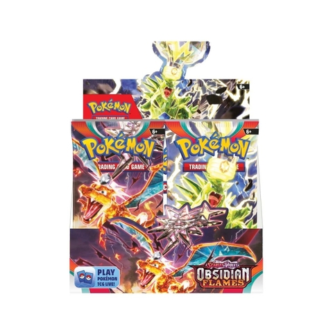 pokemon obsidian flames sealed booster display