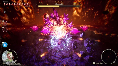 Gameplay The Adventures of Elliot The Millennium Tales trên Nintendo Switch 2 với đồ họa HD-2D