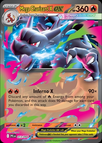 Pokemon TCG: Mega Evolution Phantasmal Flames Booster Display Box (36 Packs)