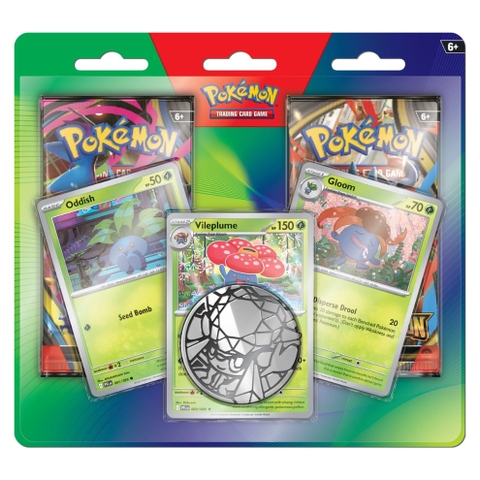 pokemon tcg oddish gloom vileplume blister booster