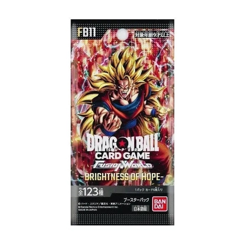 The bai Dragon Ball Super Card Game Fusion World FB-11 Brightness Of Hope Son Goku SCR