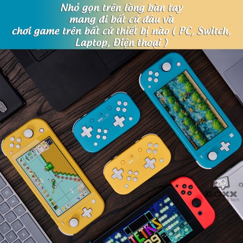 Tay cầm chơi game bluetooth 8Bitdo Lite - Dùng cho Nintendo Switch, Windows, MacOS, Điện thoại