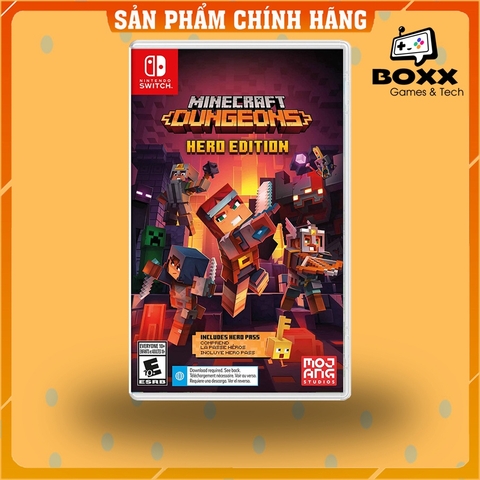 Băng Game Minecraft Dungeons Hero Edition Nintendo Switch