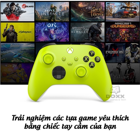 Tay cầm xbox series x, tay cầm chơi game xbox one series x Electric Volt