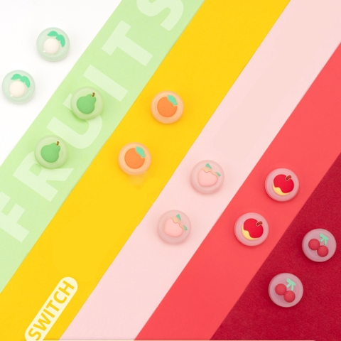 Núm bọc Analog cho Nintendo Switch, Oled, Lite bộ 4 nút Special Fruit chính hãng GeekShare