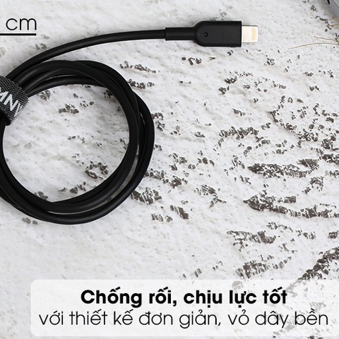 Dây Cáp Sạc IP, Type C Anker PowerLine+ II 0.9m Model : A8163, A8432 - Dùng cho IP, Tablet, Samsung