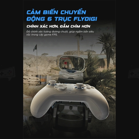 Tay Cầm Flydigi Direwolf 4 Polling Rate 1000Hz, Hall Effect, Joystick Tùy Chỉnh Lực cho Nintendo Switch, PC, Laptop