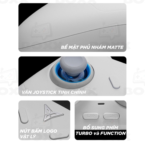 Tay Cầm Flydigi Direwolf 4 Polling Rate 1000Hz, Hall Effect, Joystick Tùy Chỉnh Lực cho Nintendo Switch, PC, Laptop